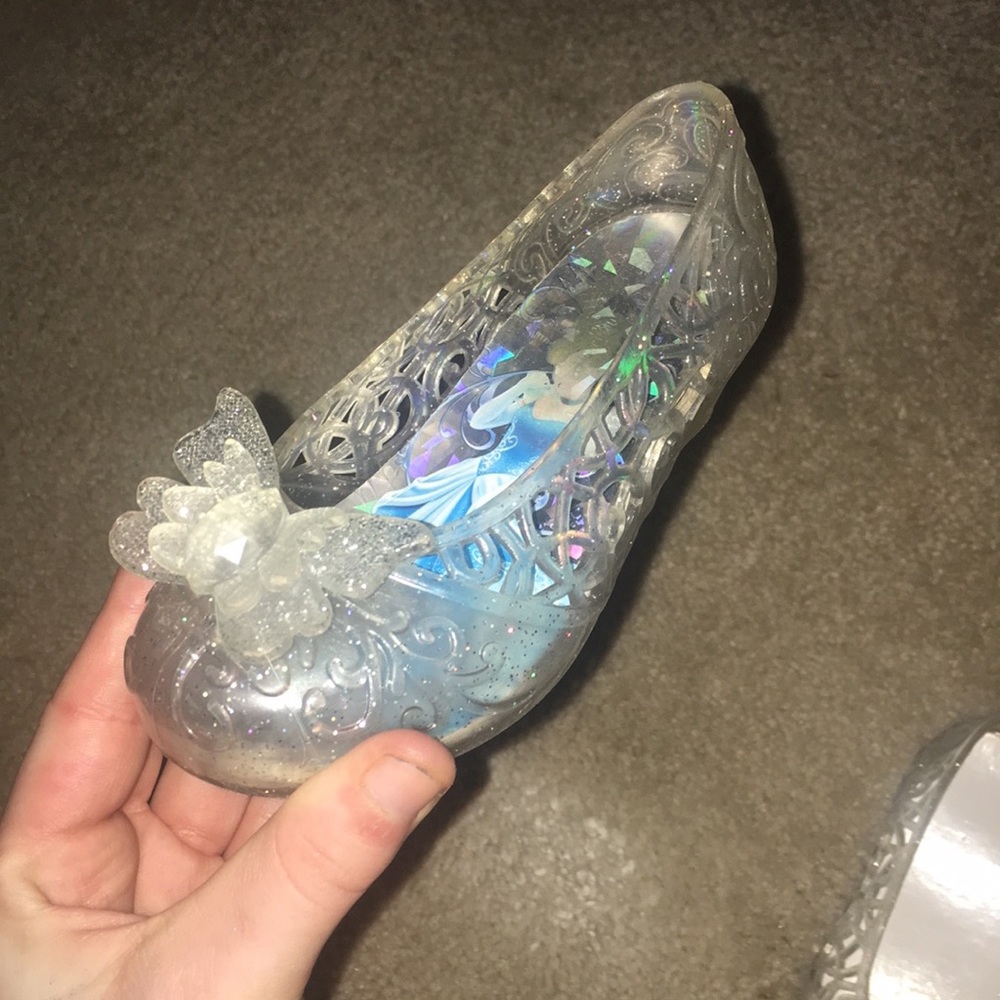 Size 6 Toddler's Cinderella Glass Slippers